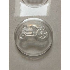 Country/Cowboy/Farm Candy Molds--Cowboy Hat, Tractor, Barn & Horse Head